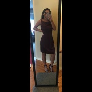 Burgundy Evening dress